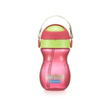 Copo com Canudo Playful 360 ml 12+M Fisher Price Rosa