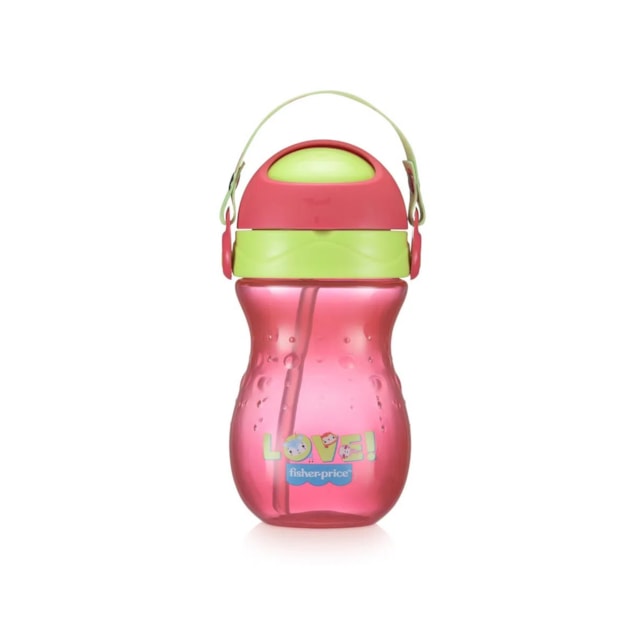 Copo com Canudo Playful 360 ml 12+M Fisher Price Rosa Copo com Canudo Playful 360 ml 12+M Fisher Price Rosa