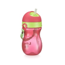 Copo com Canudo Playful 360 ml 12+M Fisher Price Rosa