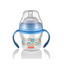 Copo de Transição First Moments + Bico Extra + Alça Removível 150 ml Fisher Price Azul