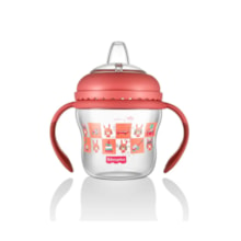 Copo de Transição First Moments + Bico Extra + Alça Removível 150 ml Fisher Price Rosa