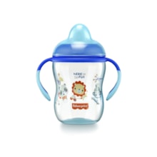 Copo de Treinamento com Bico Semi-rígido First Moments 270ml Fisher Price Azul Copo de Treinamento com Bico Semi-rígido First Moments 270ml Fisher Price Azul