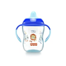 Copo de Treinamento com Bico Semi-rígido First Moments 270ml Fisher Price Azul Copo de Treinamento com Bico Semi-rígido First Moments 270ml Fisher Price Azul