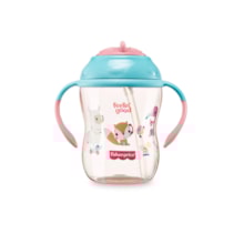 Copo de Treinamento com Canudo First Moments 270 ml Fisher Price Rosa Copo de Treinamento com Canudo First Moments 270 ml Fisher Price Rosa