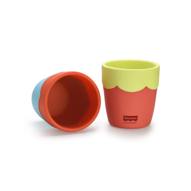 Copo de Treinamento em Silicone Yummy! Fisher-Price Azul