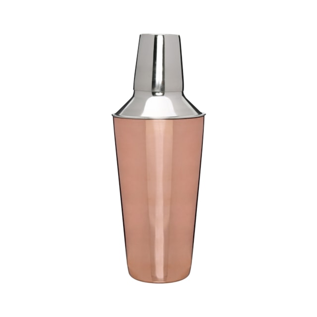 Coqueteleira 750ml em Aço Inox Bronze Desmontável Mimo Style