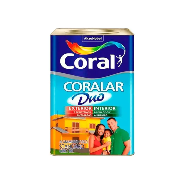 Coral Coralar Duo Fosco Branco 18 Litros - CORAL