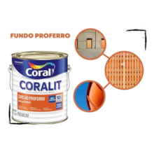 Coral Coralit Fundo Zarcão Proferro 3,6 Litros - CORAL