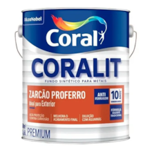 Coral Coralit Fundo Zarcão Proferro 3,6 Litros - CORAL