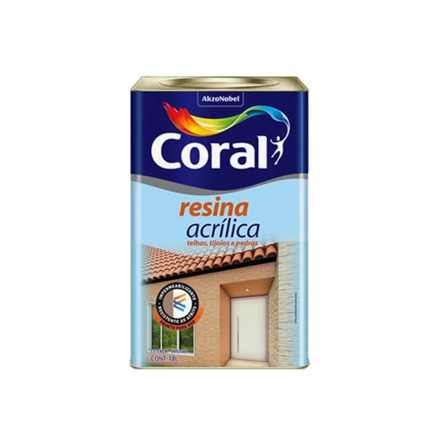 Coral Resina Acrílica 18 Litros - CORAL Coral Resina Acrílica 18 Litros - CORAL