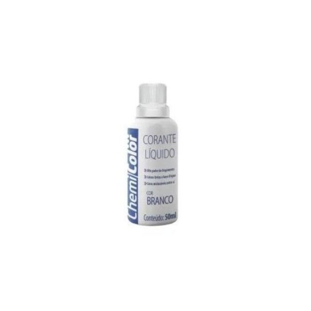 Corante Líquido 50ml Branco - Chemicolor 