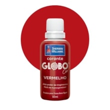 Corante Líquido Globo 50ml Vermelho - Sherwin Williams