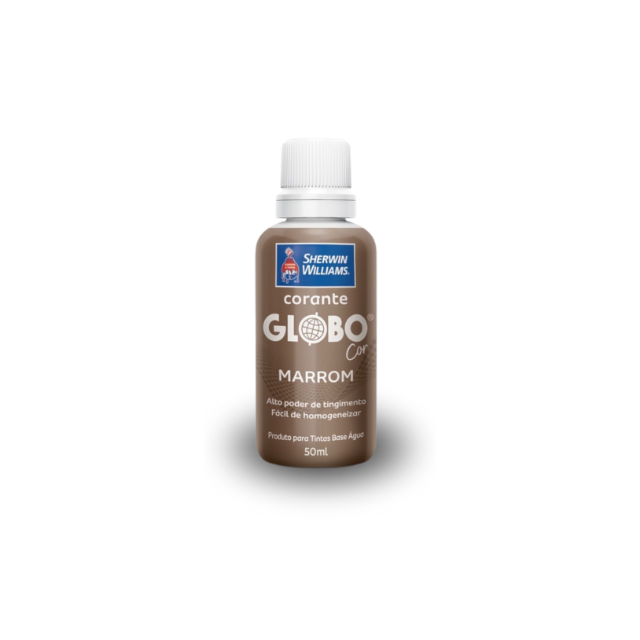 Corante Líquido Globo Marrom 50ML - SHERWN WILLIAMS