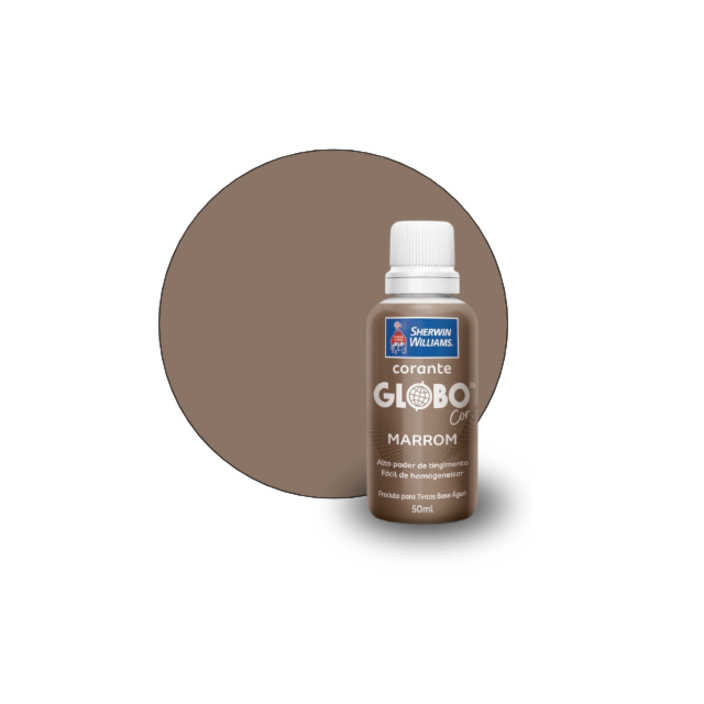 Corante Líquido Globo Marrom 50ML - SHERWN WILLIAMS