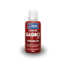 Corante Líquido Globo Vermelho 50ML - SHERWN WILLIAMS