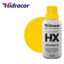 Corante Liquido Hx Base Água 50ml Amarelo - Hidracor 