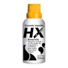 Corante Liquido Hx Base Água 50ml Amarelo - Hidracor 