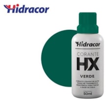 Corante Liquido Hx Base Água 50ml Verde - Hidracor 