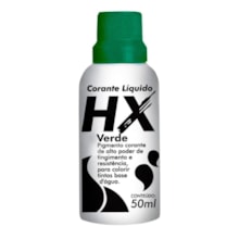 Corante Liquido Hx Base Água 50ml Verde - Hidracor 