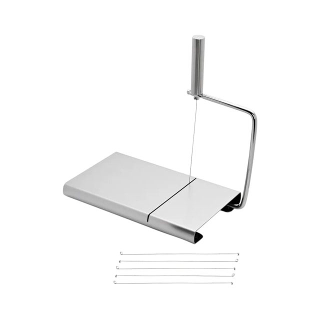 Cortador e Fatiador de Queijo Aço Inoxidável 24cm Mimo Style