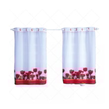 Cortina Com Ilhós De Varão Oxford Sublimado 2 X 1,30 M Cortina Com Ilhós De Varão Oxford Sublimado 2 X 1,30 M