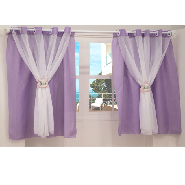 Cortina para quarto Cherry 2m x 1,7m Deccoralle