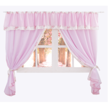 Cortina para quarto Lola Rosa 2 metros Deccoralle Cortina para quarto Lola Rosa 2 metros Deccoralle