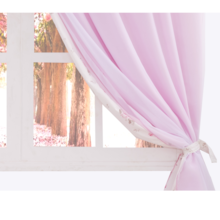 Cortina para quarto Lola Rosa 2 metros Deccoralle Cortina para quarto Lola Rosa 2 metros Deccoralle