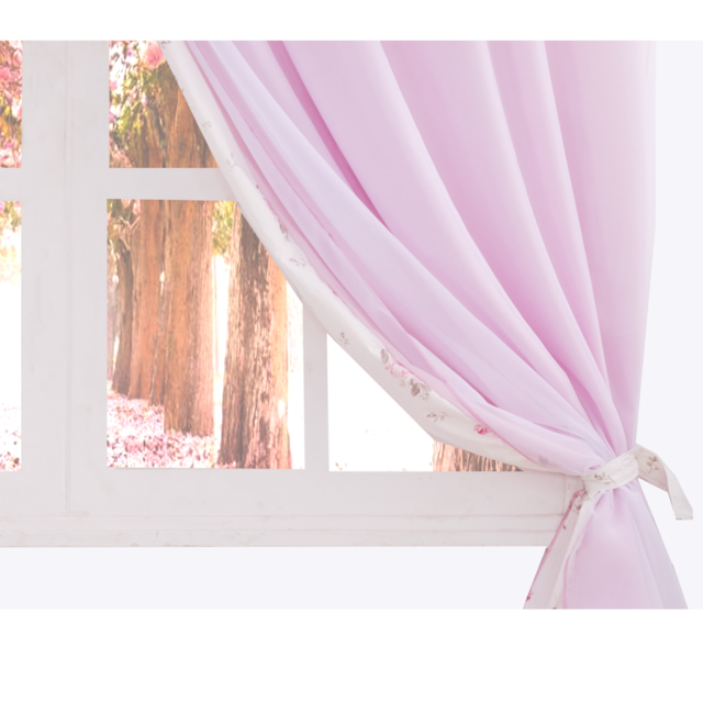 Cortina para quarto Lola Rosa 2 metros Deccoralle Cortina para quarto Lola Rosa 2 metros Deccoralle