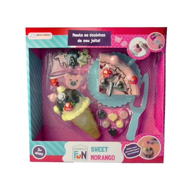 Creative Fun Sweet Morango - BR1231 - Multikids Creative Fun Sweet Morango - BR1231 - Multikids