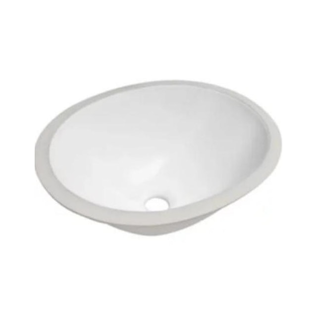 Cuba de Embutir Oval 49 x 32cm Branca - Celite Cuba de Embutir Oval 49 x 32cm Branca - Celite