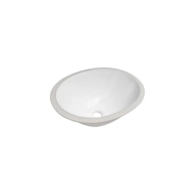Cuba de Embutir Oval 49 x 32cm Branca - Celite Cuba de Embutir Oval 49 x 32cm Branca - Celite