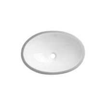 Cuba de Embutir Oval Branca 39 x 30cm - Celite Cuba de Embutir Oval Branca 39 x 30cm - Celite