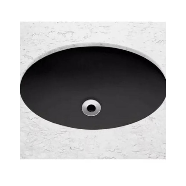 Cuba de Embutir Oval Pequena 39x30cm Preta - CELITE Cuba de Embutir Oval Pequena 39x30cm Preta - CELITE