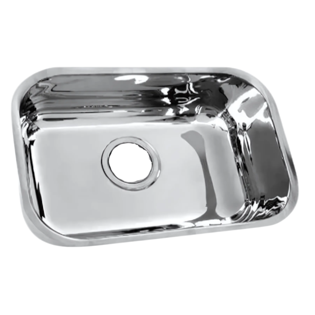 Cuba de Inox N2 560x350x170 Brilho Plus 3.1/2" - GHELPLUS