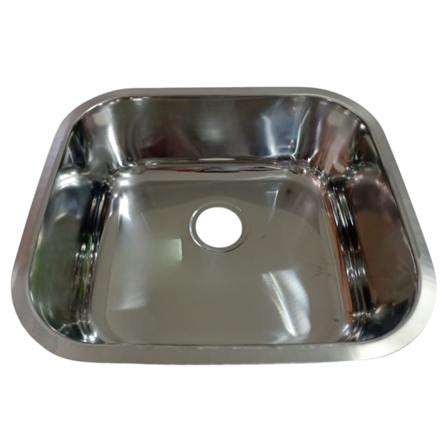 Cuba de Inox N3 400x340x170 Brilho Plus 3.1/2" - GHELPLUS