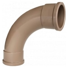 Curva 90° Soldável 40mm Marrom - Tigre Curva 90° Soldável 40mm Marrom - Tigre