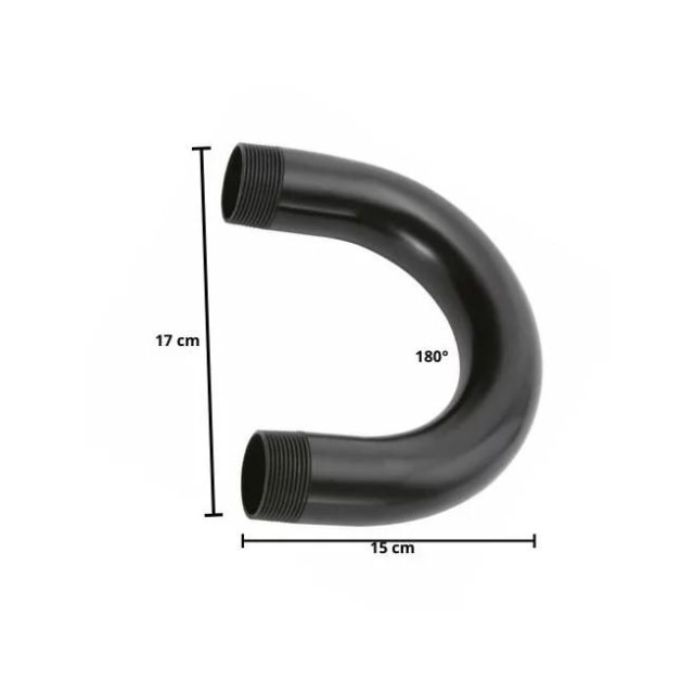 Curva de Eletroduto 180° 3/4" Longa - Amanco Curva de Eletroduto 180° 3/4" Longa - Amanco