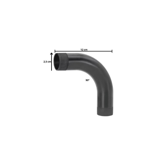 Curva de Eletroduto 90° Longa 4" - Amanco
