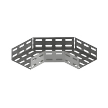 Curva Horizontal 90º Perfurada 100 x 50mm - SV ELETRICA