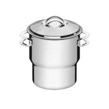Cuscuzeira Tramontina Solar em Aço Inox com Alças e Tampa 14 cm 2,2 L Cuscuzeira Tramontina Solar em Aço Inox com Alças e Tampa 14 cm 2,2 L