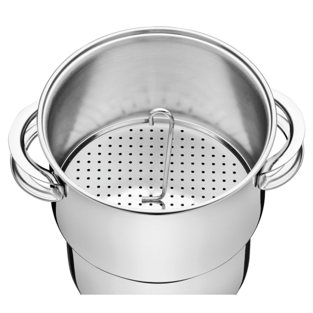 Cuscuzeira Tramontina Solar em Aço Inox com Alças e Tampa 14 cm 2,2 L Cuscuzeira Tramontina Solar em Aço Inox com Alças e Tampa 14 cm 2,2 L