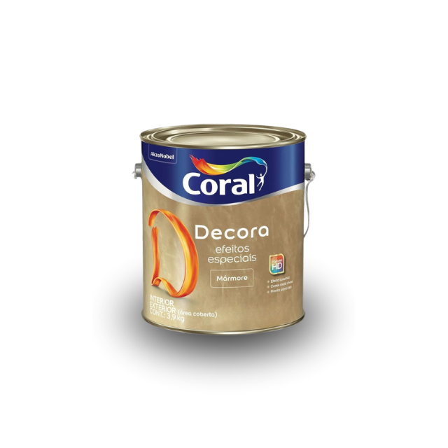 Decora Cor Efeito Marmore Base 3L - CORAL