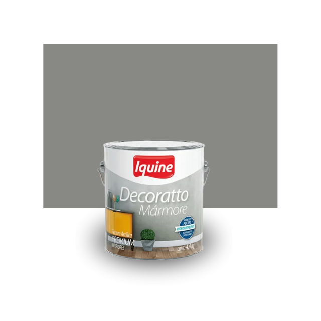Decoratto Mármore 4.4Kg Branco Neve - IQUINE Decoratto Mármore 4.4Kg Branco Neve - IQUINE