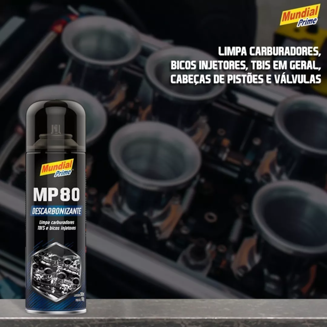 Descarbonizante MP80 Spray 300ml - MUNDIAL Descarbonizante MP80 Spray 300ml - MUNDIAL