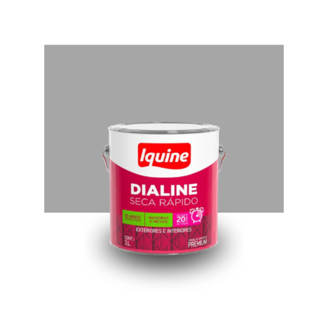 Dialine Seca Rápido Alto Brilho Platina 3L - IQUINE Dialine Seca Rápido Alto Brilho Platina 3L - IQUINE