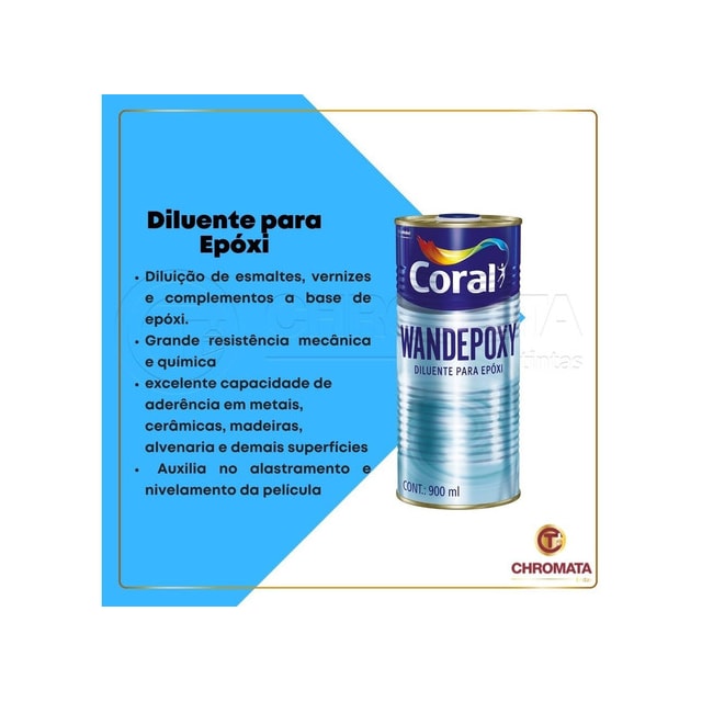 Diluente Wandepoxy 900ml - CORAL