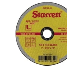 Disco de Corte 7" x 1/16" x 7/8" Aço/Inox - Starrett