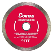 Disco de Corte Diamantado Contínuo 100mm - Cortag