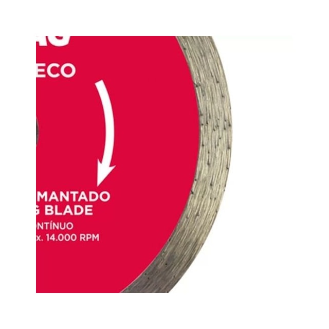 Disco de Corte Diamantado Contínuo Eco 110mm x 20mm - Cortag